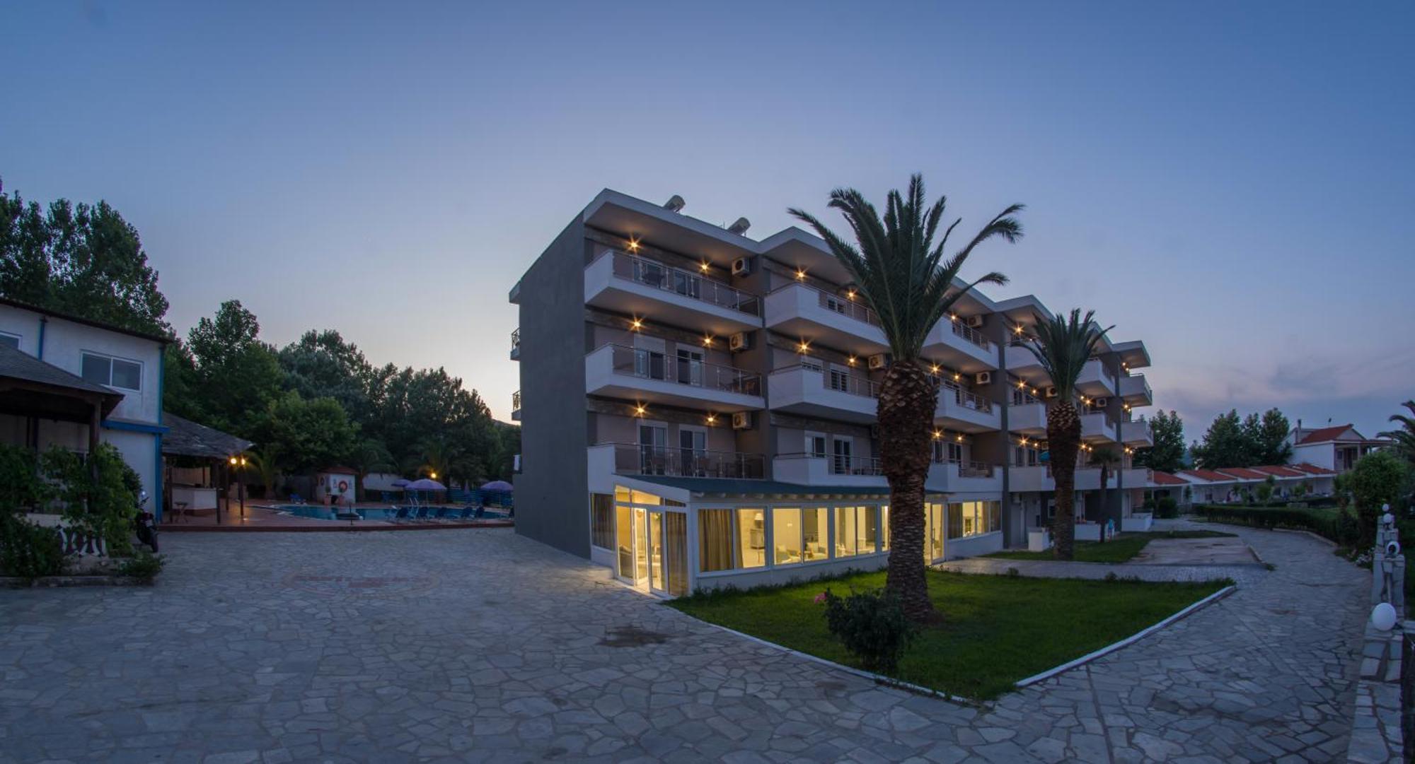 Hotel Sarti Beach Bagian luar foto